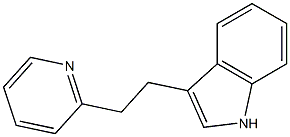 3-[2-(2-pyridyl)ethyl]-1H-indole Struktur