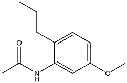 N1-(5-methoxy-2-propylphenyl)acetamide Struktur