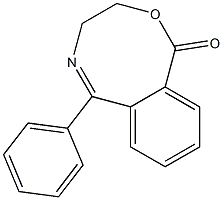 6-phenyl-3,4-dihydro-1H-2,5-benzoxazocin-1-one Struktur