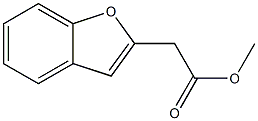 Benzo[b]furan-2-acetic acid methylester Struktur