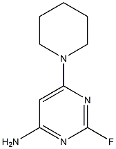 2-fluoro-6-piperidinopyrimidin-4-amine Struktur