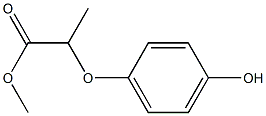 methyl 2-(4-hydroxyphenoxy)propanoate Struktur