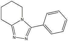 3-phenyl-5,6,7,8-tetrahydro[1,2,4]triazolo[4,3-a]pyridine Struktur