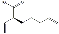 (S)-2-vinylhept-6-enoic acid Struktur