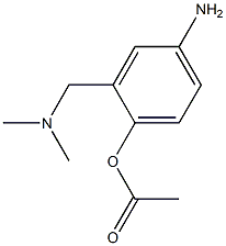 1-(4-Amino-2-dimethylaminomethyl-phenyl)-acetic acid Struktur