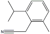 2-(2-isopropyl-6-methylphenyl)acetonitrile Struktur