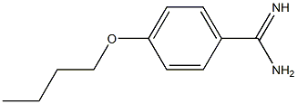 4-butoxybenzamidine Struktur