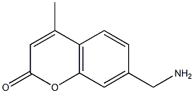 7-(aminomethyl)-4-methyl-2H-chromen-2-one Struktur