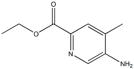 ethyl 5-amino-4-methylpyridine-2-carboxylate Struktur