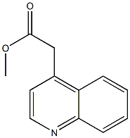 methyl 2-(quinolin-4-yl)acetate Struktur