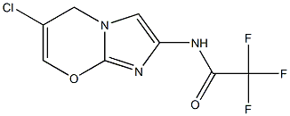 N-(6-chloroH-imidazo[1,2-a]pyridin-2-yl)-2,2,2-trifluoroacetamide Struktur