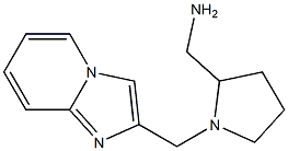 (1-{imidazo[1,2-a]pyridin-2-ylmethyl}pyrrolidin-2-yl)methanamine Struktur