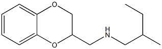 (2,3-dihydro-1,4-benzodioxin-2-ylmethyl)(2-methylbutyl)amine Struktur