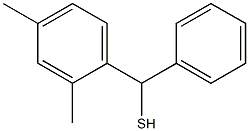 (2,4-dimethylphenyl)(phenyl)methanethiol Struktur