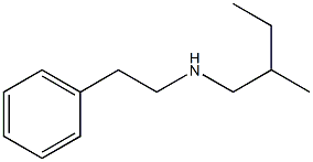 (2-methylbutyl)(2-phenylethyl)amine Struktur