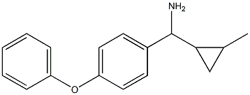 (2-methylcyclopropyl)(4-phenoxyphenyl)methanamine Struktur