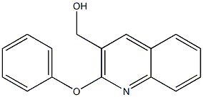 (2-phenoxyquinolin-3-yl)methanol Struktur