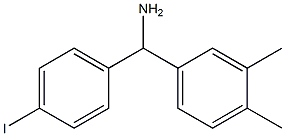 (3,4-dimethylphenyl)(4-iodophenyl)methanamine Struktur