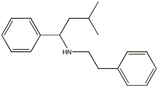 (3-methyl-1-phenylbutyl)(2-phenylethyl)amine Struktur