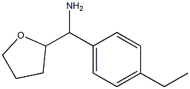 (4-ethylphenyl)(oxolan-2-yl)methanamine Struktur