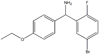 (5-bromo-2-fluorophenyl)(4-ethoxyphenyl)methanamine Struktur