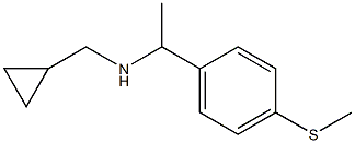 (cyclopropylmethyl)({1-[4-(methylsulfanyl)phenyl]ethyl})amine Struktur