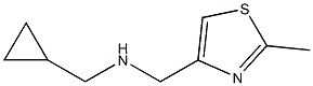 (cyclopropylmethyl)[(2-methyl-1,3-thiazol-4-yl)methyl]amine Struktur