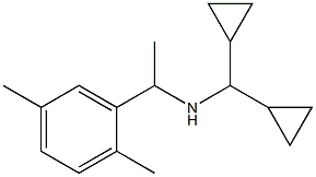 (dicyclopropylmethyl)[1-(2,5-dimethylphenyl)ethyl]amine Struktur