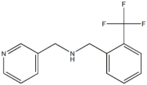 (pyridin-3-ylmethyl)({[2-(trifluoromethyl)phenyl]methyl})amine Struktur