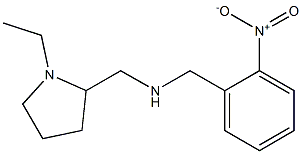 [(1-ethylpyrrolidin-2-yl)methyl][(2-nitrophenyl)methyl]amine Struktur