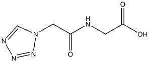 [(1H-tetrazol-1-ylacetyl)amino]acetic acid Struktur