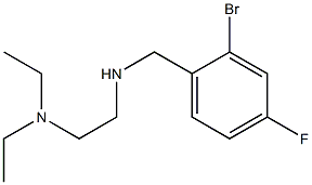 [(2-bromo-4-fluorophenyl)methyl][2-(diethylamino)ethyl]amine Struktur