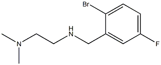 [(2-bromo-5-fluorophenyl)methyl][2-(dimethylamino)ethyl]amine Struktur