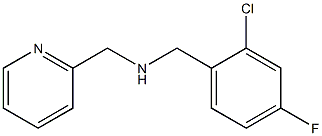 [(2-chloro-4-fluorophenyl)methyl](pyridin-2-ylmethyl)amine Struktur