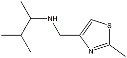 [(2-methyl-1,3-thiazol-4-yl)methyl](3-methylbutan-2-yl)amine Struktur