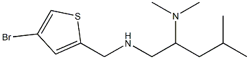 [(4-bromothiophen-2-yl)methyl][2-(dimethylamino)-4-methylpentyl]amine Struktur