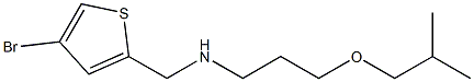 [(4-bromothiophen-2-yl)methyl][3-(2-methylpropoxy)propyl]amine Struktur