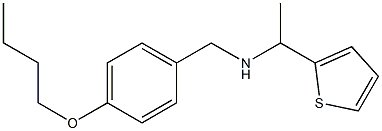 [(4-butoxyphenyl)methyl][1-(thiophen-2-yl)ethyl]amine Struktur