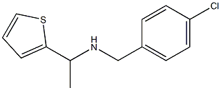 [(4-chlorophenyl)methyl][1-(thiophen-2-yl)ethyl]amine Struktur