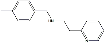 [(4-methylphenyl)methyl][2-(pyridin-2-yl)ethyl]amine Struktur