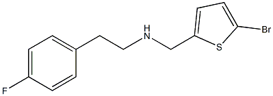 [(5-bromothiophen-2-yl)methyl][2-(4-fluorophenyl)ethyl]amine Struktur