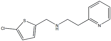 [(5-chlorothiophen-2-yl)methyl][2-(pyridin-2-yl)ethyl]amine Struktur