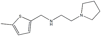 [(5-methylthiophen-2-yl)methyl][2-(pyrrolidin-1-yl)ethyl]amine Struktur