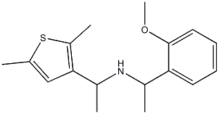 [1-(2,5-dimethylthiophen-3-yl)ethyl][1-(2-methoxyphenyl)ethyl]amine Struktur