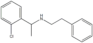 [1-(2-chlorophenyl)ethyl](2-phenylethyl)amine Struktur