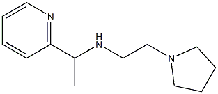 [1-(pyridin-2-yl)ethyl][2-(pyrrolidin-1-yl)ethyl]amine Struktur