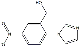 [2-(1H-imidazol-1-yl)-5-nitrophenyl]methanol Struktur