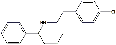 [2-(4-chlorophenyl)ethyl](1-phenylbutyl)amine Struktur