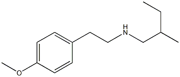 [2-(4-methoxyphenyl)ethyl](2-methylbutyl)amine Struktur