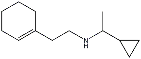 [2-(cyclohex-1-en-1-yl)ethyl](1-cyclopropylethyl)amine Struktur